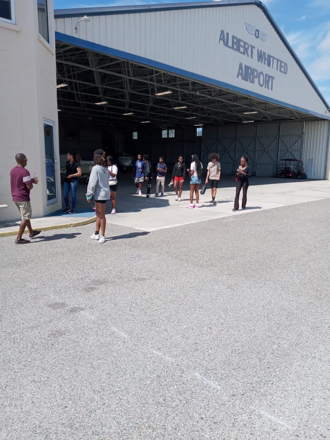 Students on a New Direction Career Services program outing