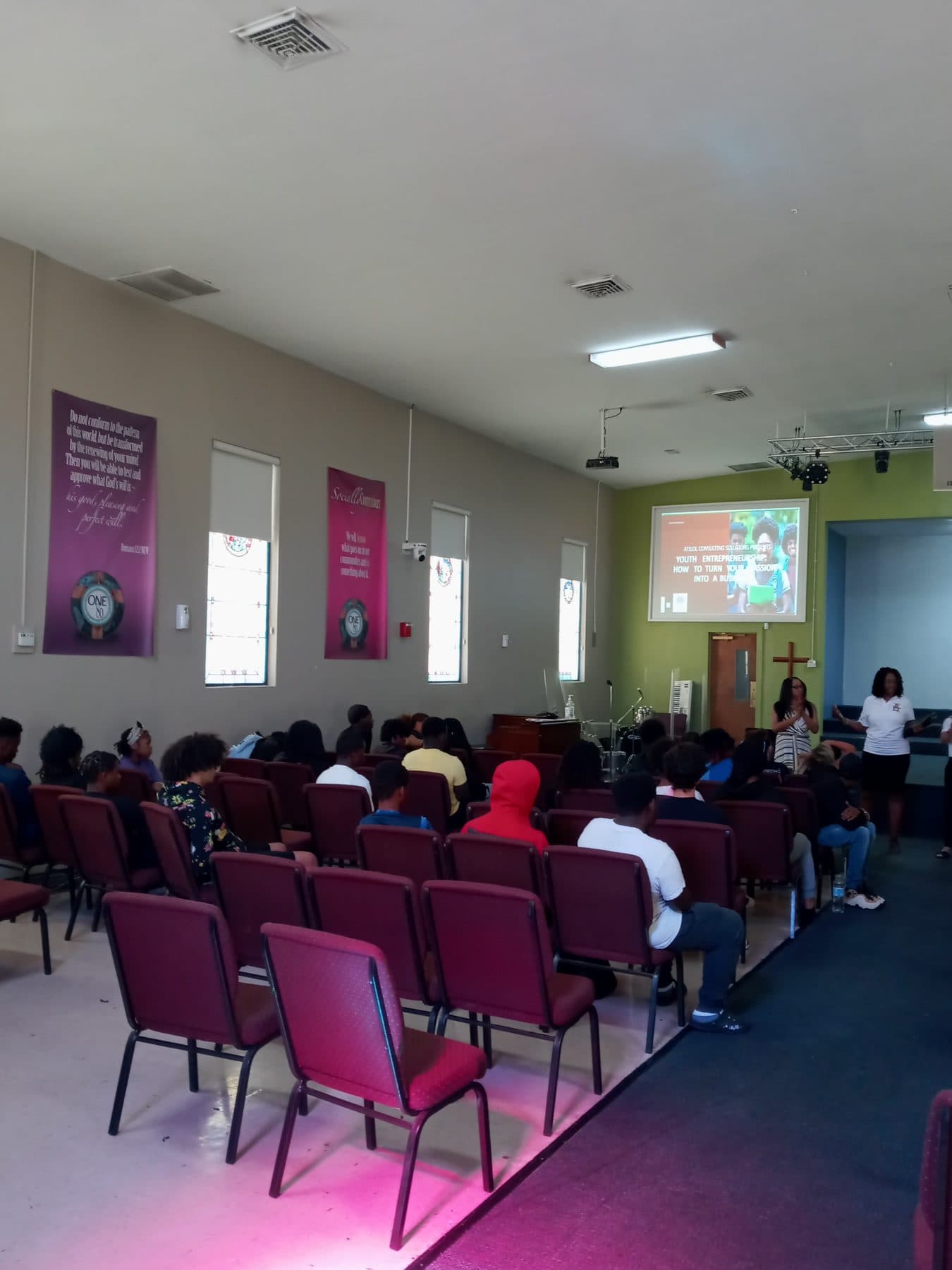One-on-one career counseling session